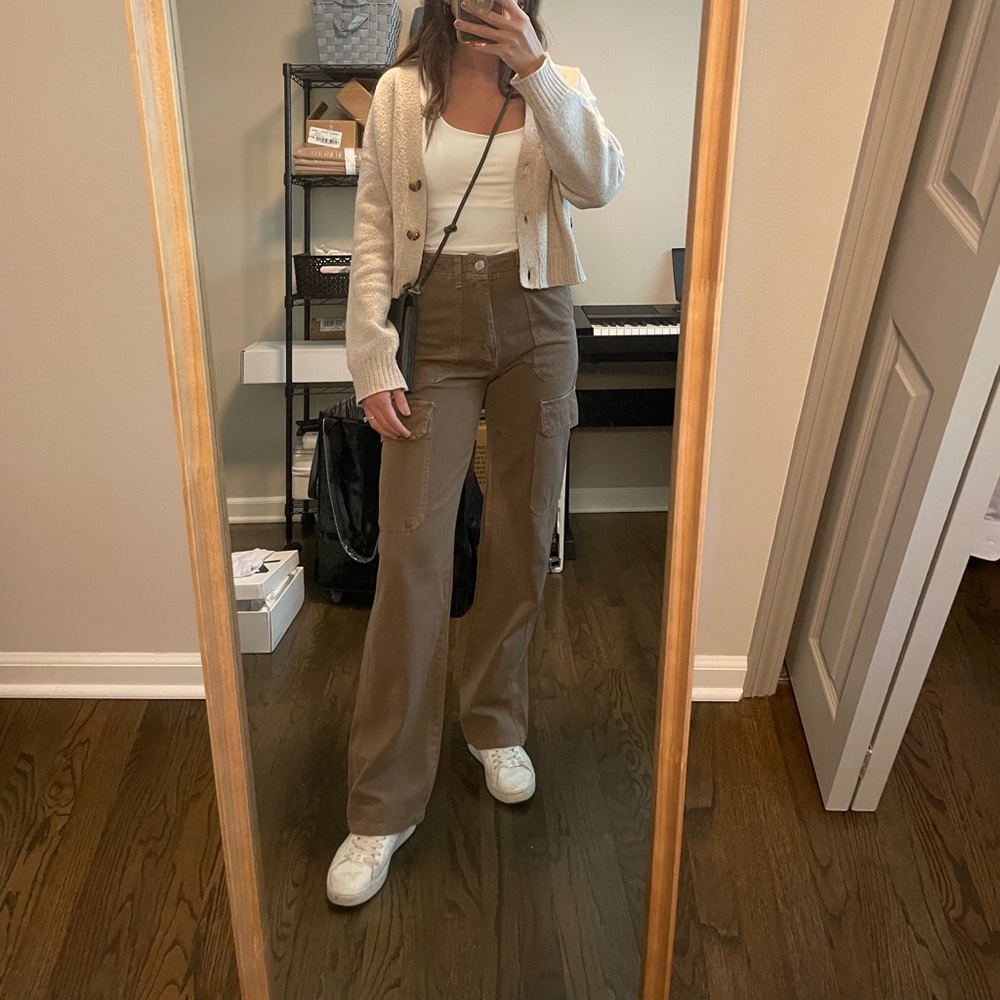 Zara Cargo Pants Brown Size 0